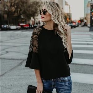 Vici Dream All Day Lace Blouse